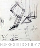 1996 Horse Stilt Study 2