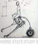 1996 Horse Stilt Study 3